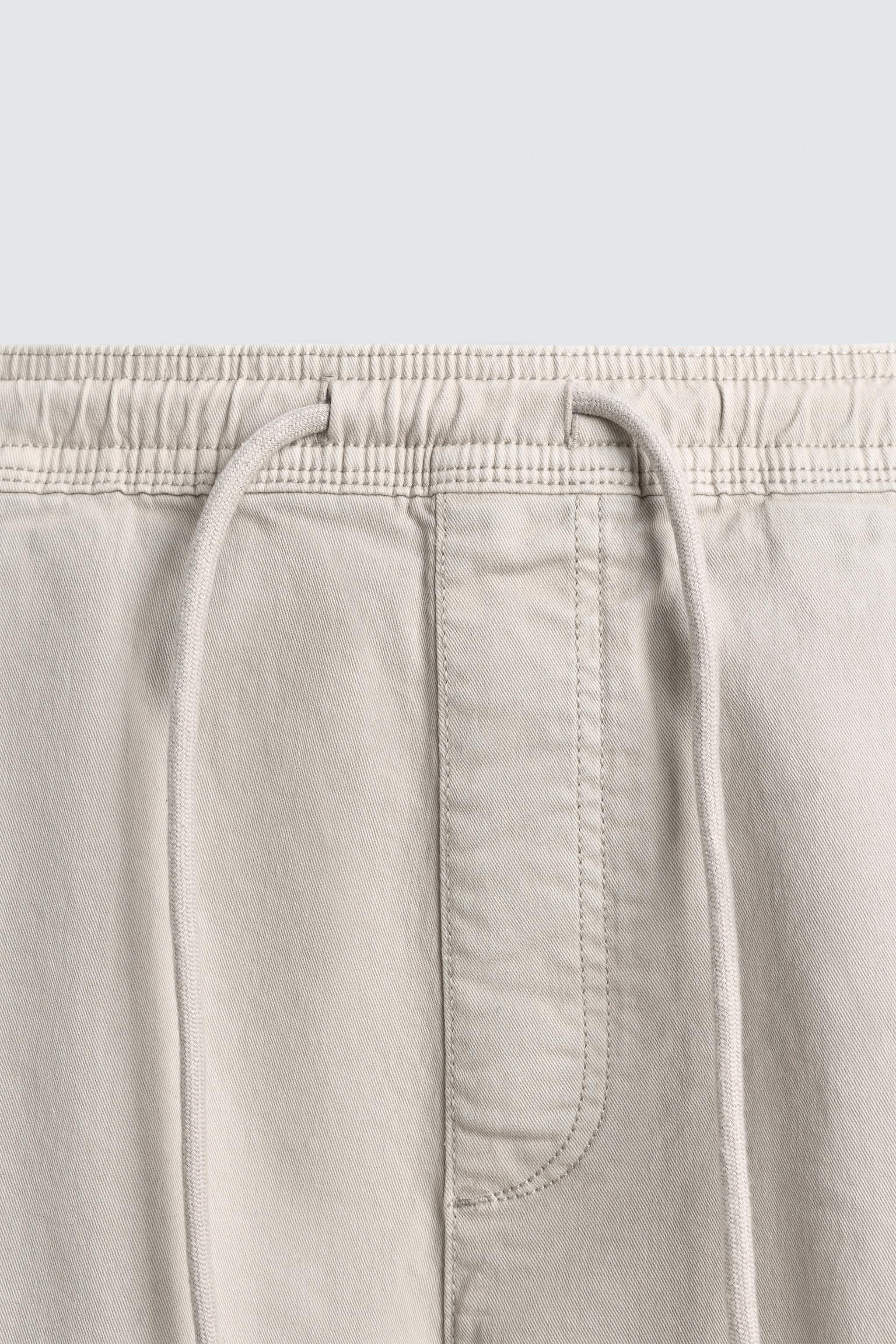 BERMUDA CARGO RELAXED FIT DÉLAVÉ